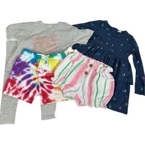 NEW Nordstrom Size 18M Kids Clothing Lot Shorts Ruffle Dress Legging Graphic Tee